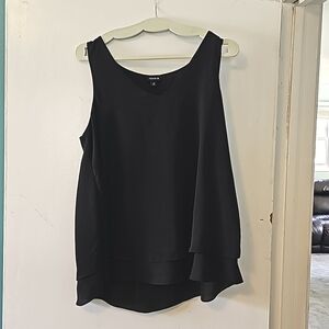 Torrid women double layer sleeveless blouse size 0